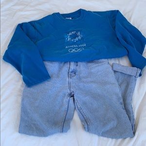 fleece lined 2004 Olympic’s crew neck